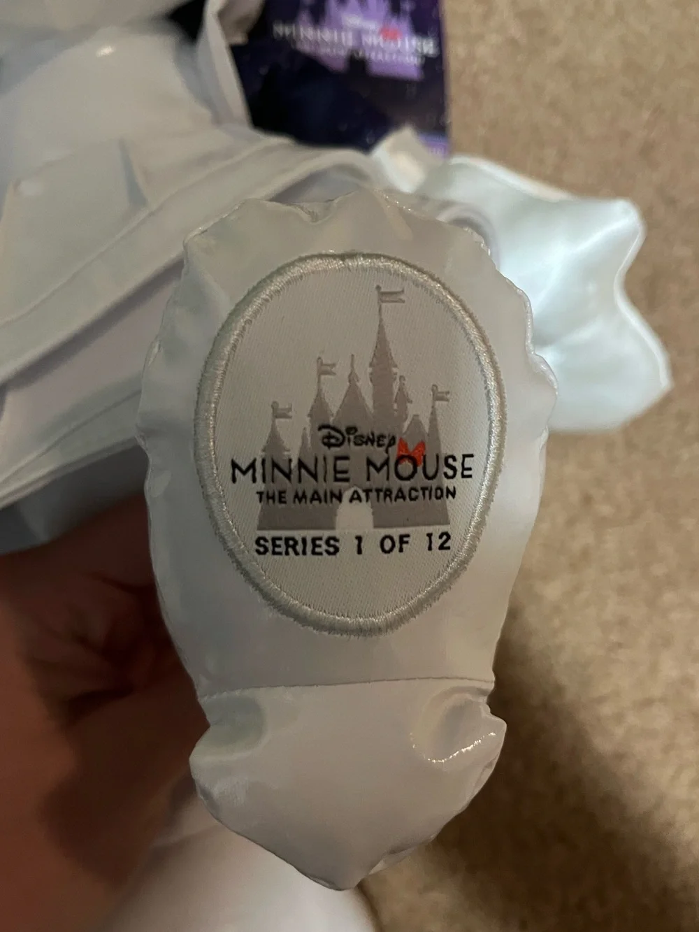 The Main Attraction Disney Minnie Mouse Space Mountain Plush 🤍💜🤍